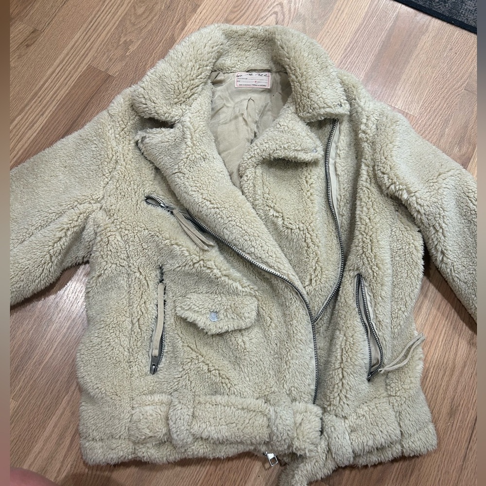 We The Free Cream Teddy Jacket